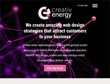 Tablet Screenshot of creativenergydesign.com